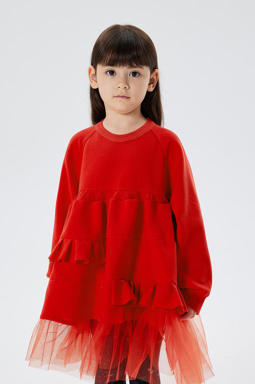 JNBY   22年冬款  针织圆领长袖连衣裙  1MAG12000 商品图0