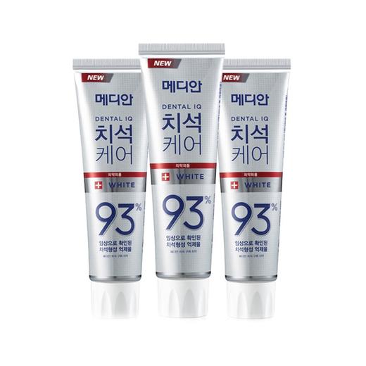 MEDIAN 麦迪安 93新款白色牙膏 120g*3 商品图3
