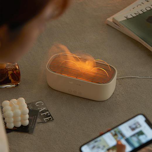 小熊香薰机 XXQ-B08Z1 米黄色 触摸按键/香薰 商品图3