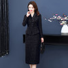 婚宴喜婆婆连衣裙新款时尚西装领修身显瘦假两件裙YMR8695 商品缩略图2