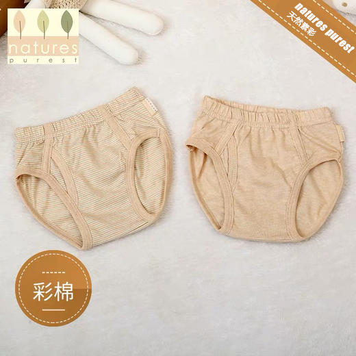 【云粉节】9楼英国natures purest（天然素彩）男宝宝内裤彩棉柔软舒适男童全棉内裤2件装丨吊牌价：188元 商品图0