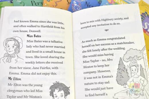 【7-12岁】简·奥斯汀经典文学章节书8册 Jane Austen 赠音频 商品图2