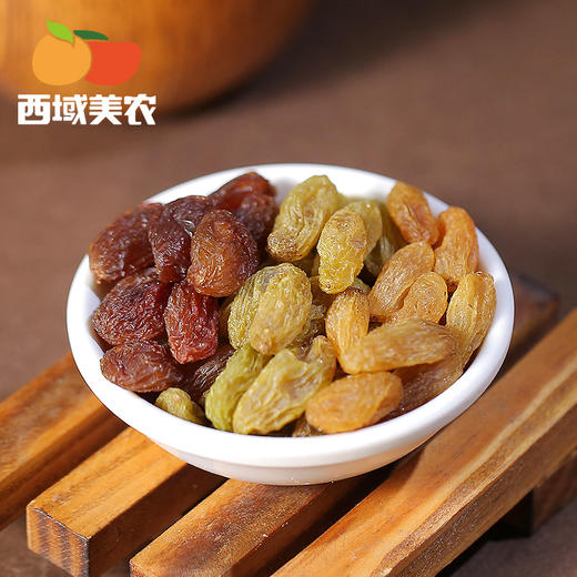 西域美农三色葡萄干约20小包独立包装彩箱装225g 商品图2