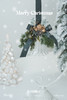 Kentina圣诞节玻璃铃铛永生花挂件 商品缩略图2