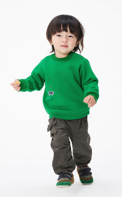 JNBY   22年冬款  兔子图案圆领套头卫衣  YMB410130 商品图6