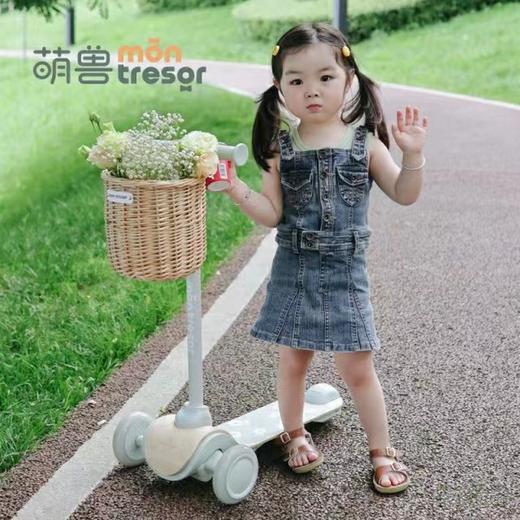 (包邮)Montresor萌兽儿童滑板车艾背绿 商品图0