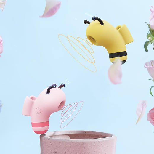 kistoy小蜜蜂手持电击吮吸跳蛋 指尖萌宠 酥麻电流 商品图6