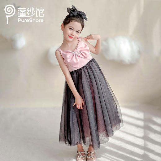 PureShare女童公主裙-悠兰吊带礼服裙 商品图3