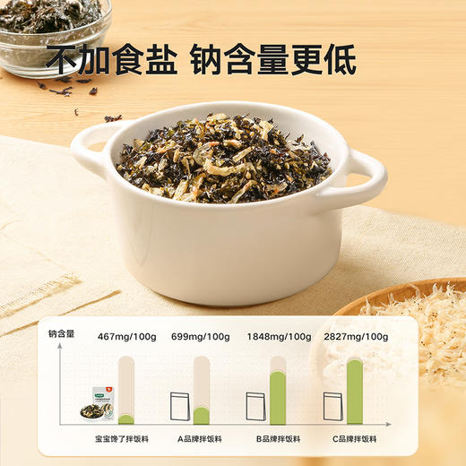 【宝宝馋了】小虾海苔拌饭料 自然食材提鲜 送10月+婴幼儿食谱 商品图3