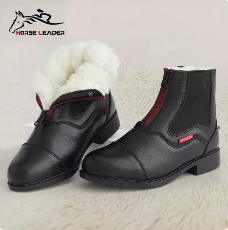 horseleader秋冬儿童加绒短靴马靴 HS-C002-1 商品图2