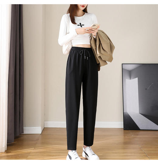 裁缝学苑AX23九分裤哈伦裤纸样女装新款显瘦加绒萝卜裤子衣服样板 商品图3