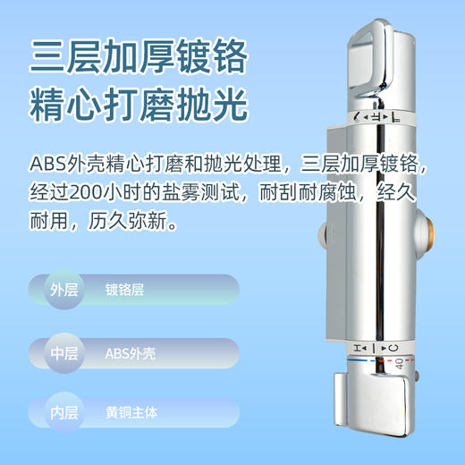 KVK-KF890日本进口花洒淋浴套餐家用恒温龙头冷热水镀铬全铜挂墙 商品图1