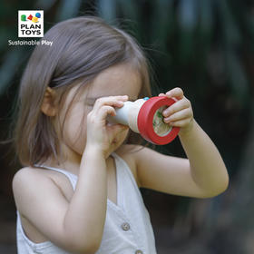 3岁+ | 泰国PlanToys 百变万花筒儿童早教益智类玩具科学探索多棱镜木制万花筒