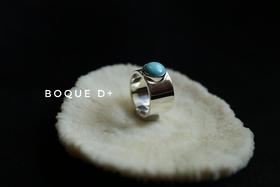 Boque d+ 925银绿松石设计定制戒指
