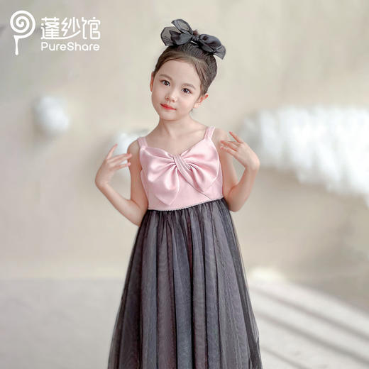 PureShare女童公主裙-悠兰吊带礼服裙 商品图2