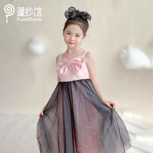PureShare女童公主裙-悠兰吊带礼服裙 商品图0