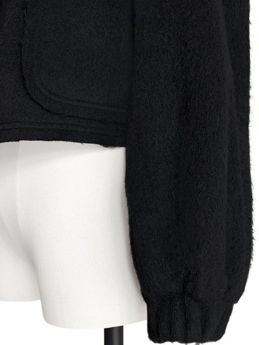 TYNVIE 灯笼袖高腰小外套 - 黑色 商品图6