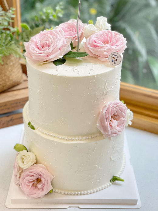双层鲜花奶油蛋糕 下单前请仔细阅读商品详情 商品图0