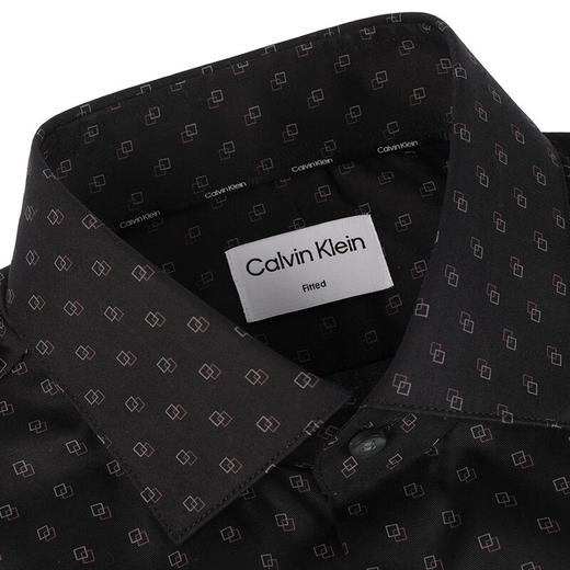 【超惠秒】CK 卡文·克莱 男士印花全棉休闲长袖衬衣 10989 商品图10