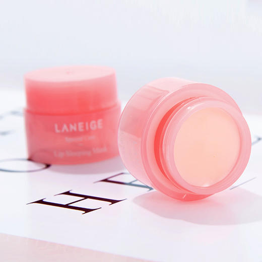 【12.1 超值换购】兰芝睡眠唇膜3G 2瓶/4瓶(新款草莓味） 商品图3