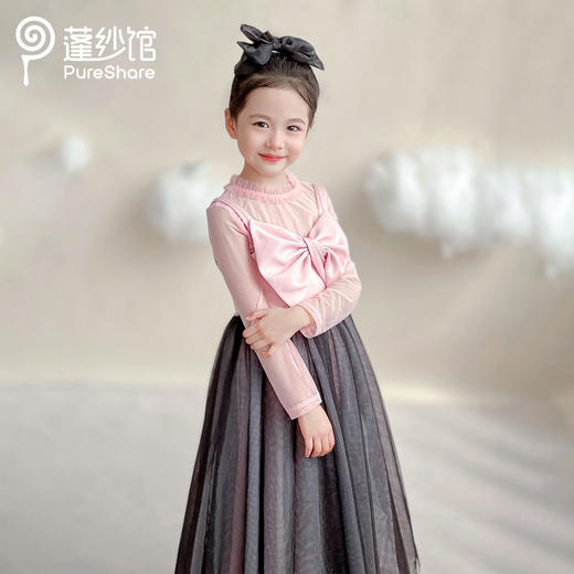 PureShare女童公主裙-悠兰吊带礼服裙 商品图1
