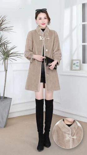 熙玉风情071仿貂外套（老年七）