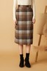 amadella 简约格纹半裙 10575 商品缩略图0