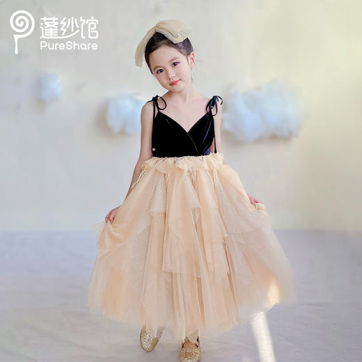 【非质量问题不退换】~PureShare女童公主裙-晚枫高定礼服裙 商品图9