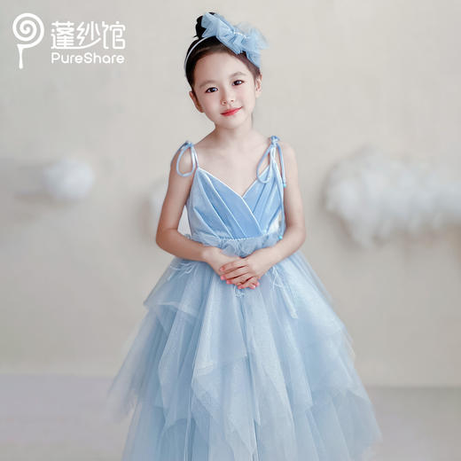 【非质量问题不退换】~PureShare女童公主裙-晚枫高定礼服裙 商品图1