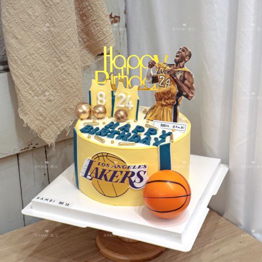 科比湖人队篮球主题蛋糕 商品图2