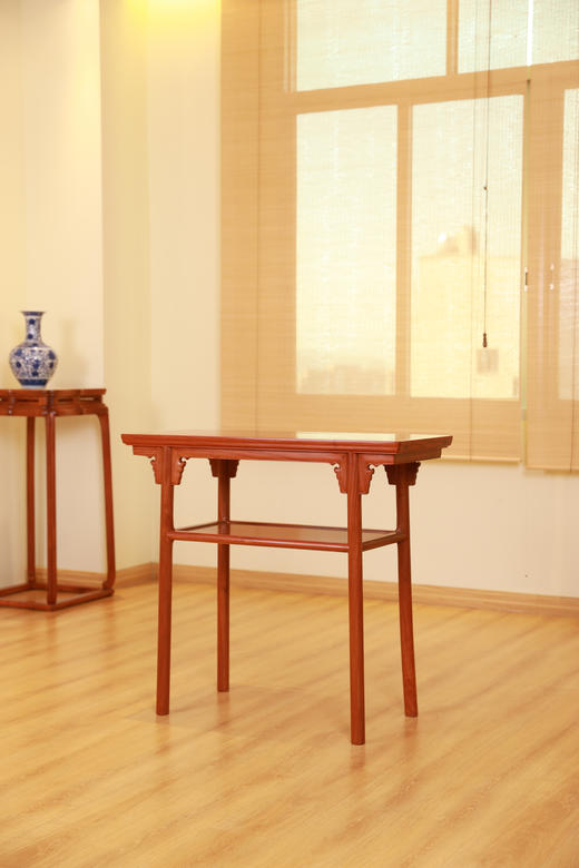红桥红  家具严选  缅甸花梨（大果紫檀）【恭王府 带屉板小酒桌】 商品图2