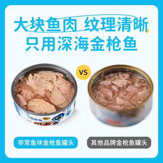 非常鱼块 金枪鱼罐头140g/罐 正宗深海远洋金枪鱼  富含优质蛋白 商品图2