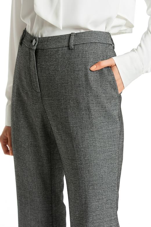 OCTAVIA 灰色高腰喇叭长裤 4687 商品图4