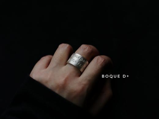 Boque d+ 925银海蓝宝水面波纹原创定制戒指 商品图4