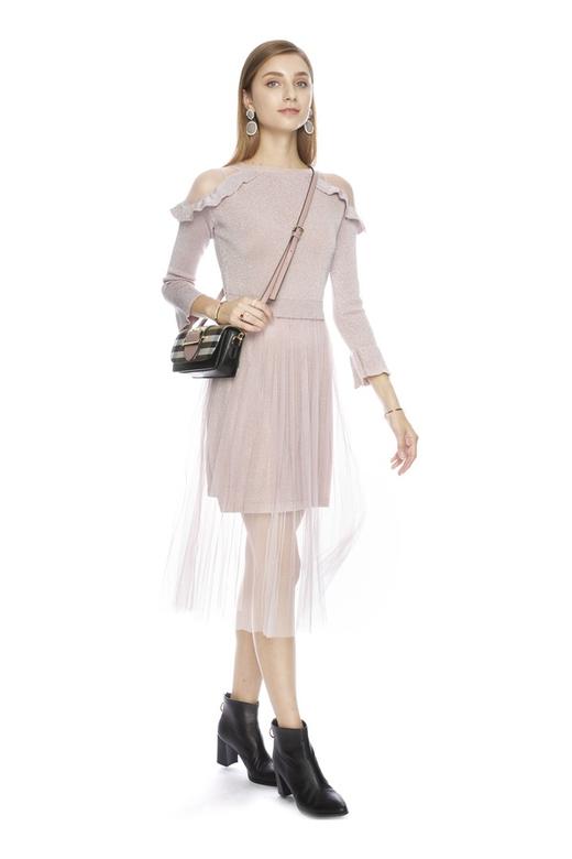 MCCOY 网纱拼接连衣裙 4470 商品图1