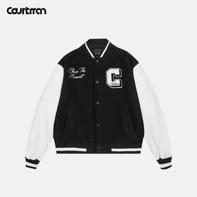 COURTMAN棒球服夹克重工刺绣2022秋冬潮美式男女宽松外套情侣运动