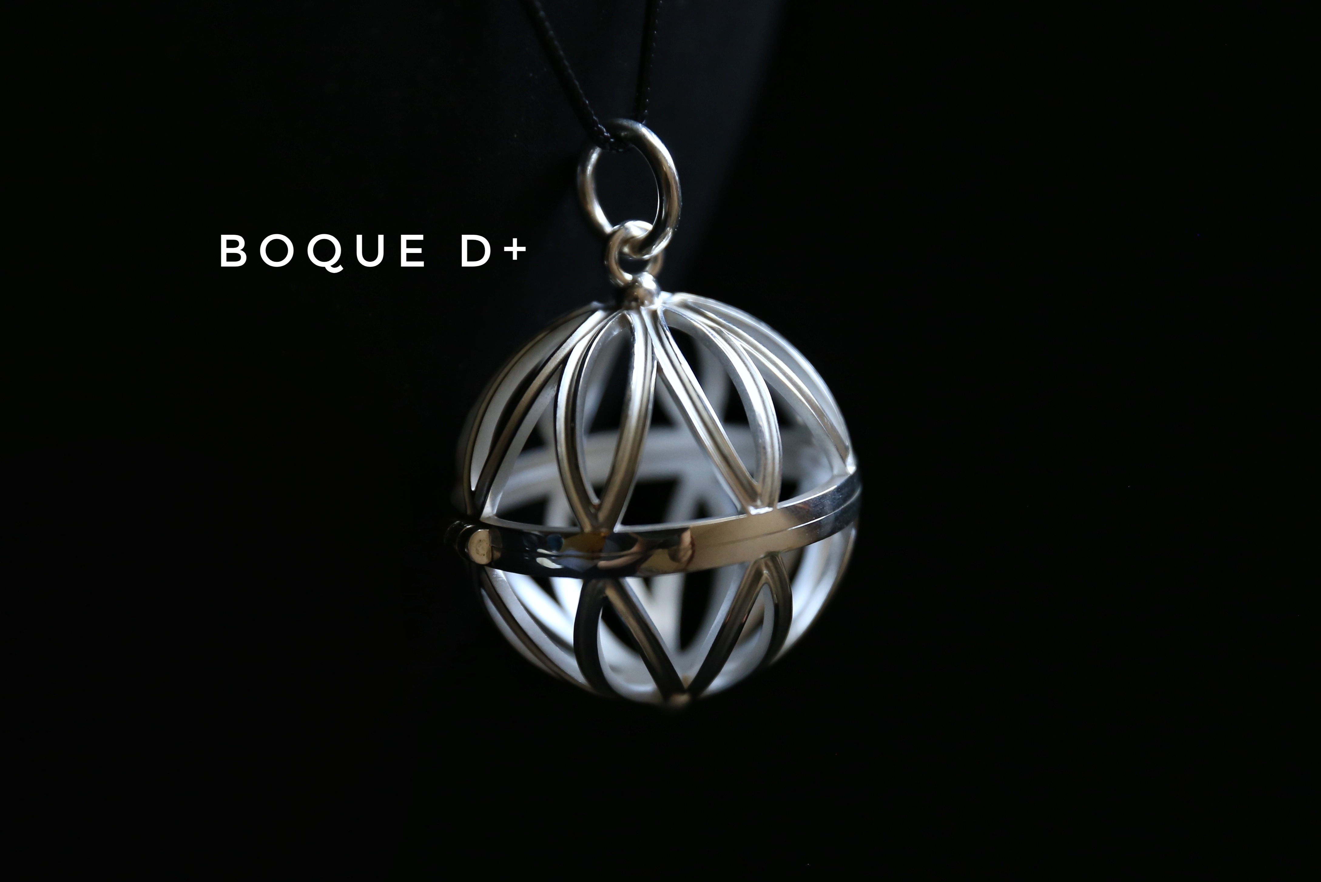 Boque d+ 925银可开合球笼原创设计定制吊坠