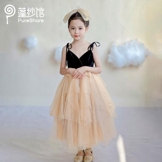 【非质量问题不退换】~PureShare女童公主裙-晚枫高定礼服裙 商品图7
