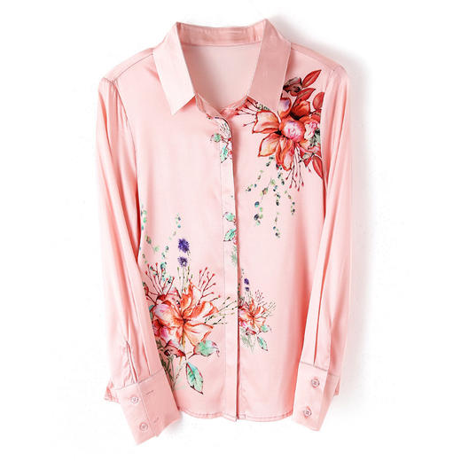 重磅真丝衬衫百搭桑蚕丝上衣ASE3553 商品图3