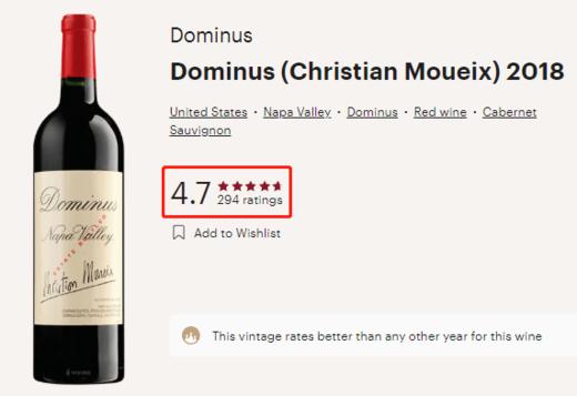 【跨境】多明纳斯酒庄干红 2018 Dominus Estate 商品图4