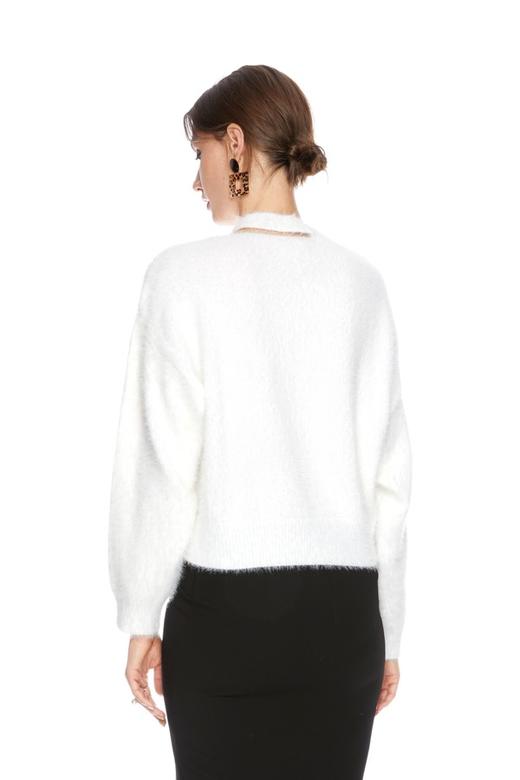 NEW LOOK 开口设计白色毛衣 4484 商品图2