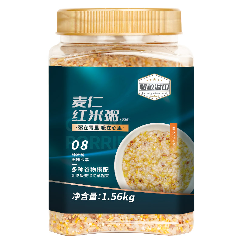 【商超同款】溢田麦仁红米粥1.56kg