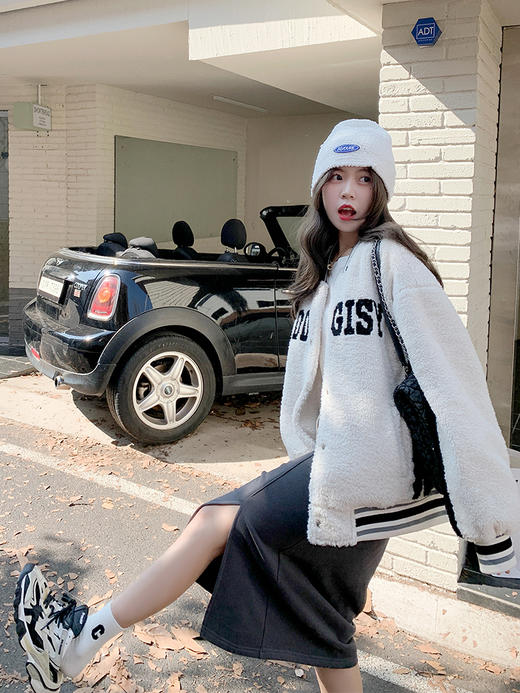 <曾小咸推荐>新款秋季高腰直筒中长裙子 商品图3