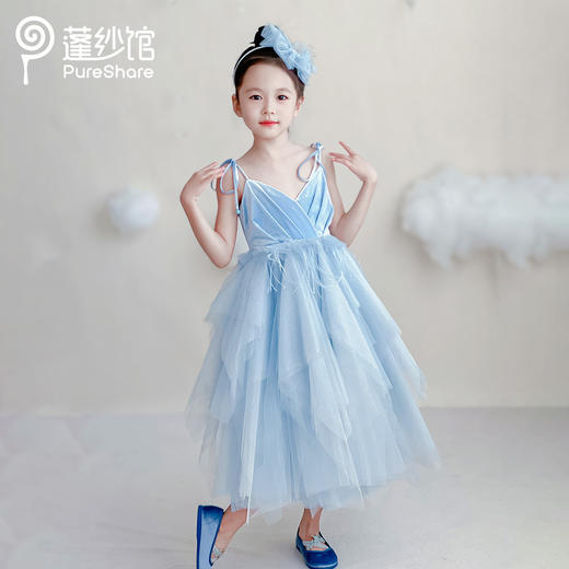 【非质量问题不退换】~PureShare女童公主裙-晚枫高定礼服裙 商品图2