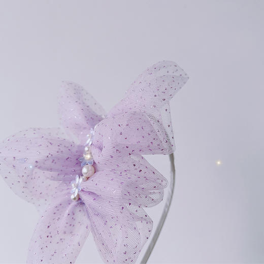 pureshare蓬纱馆 紫鸢发箍 商品图0