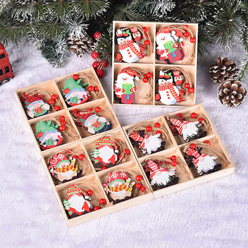 圣诞老人挂件（12枚+绳） 商品图1