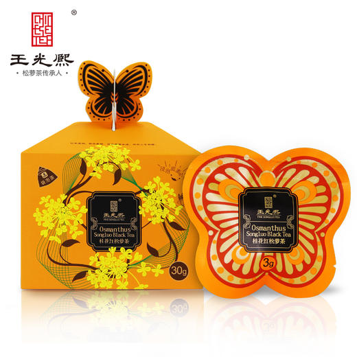 王光熙桂花红茶茶包祁门原产地红茶拼配桂花浓香型桂花红茶30g装 商品图1