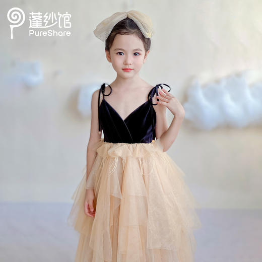 【非质量问题不退换】~PureShare女童公主裙-晚枫高定礼服裙 商品图6