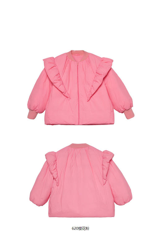 JNBY  22年冬款  造型感夹克式短款羽绒服  1MBC10890 商品图8