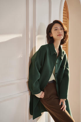 OOTD🧤小个子要锁死，不压身高的双面呢大衣